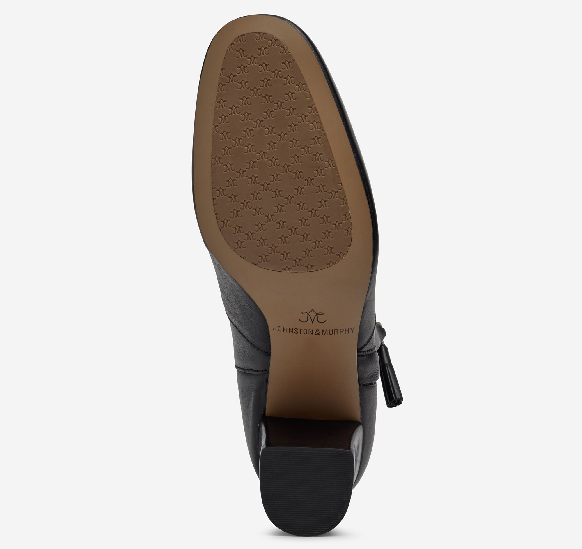 Women's Eleanor Side-Zip Bootie in Black Calfskin | Johnston & Murphy